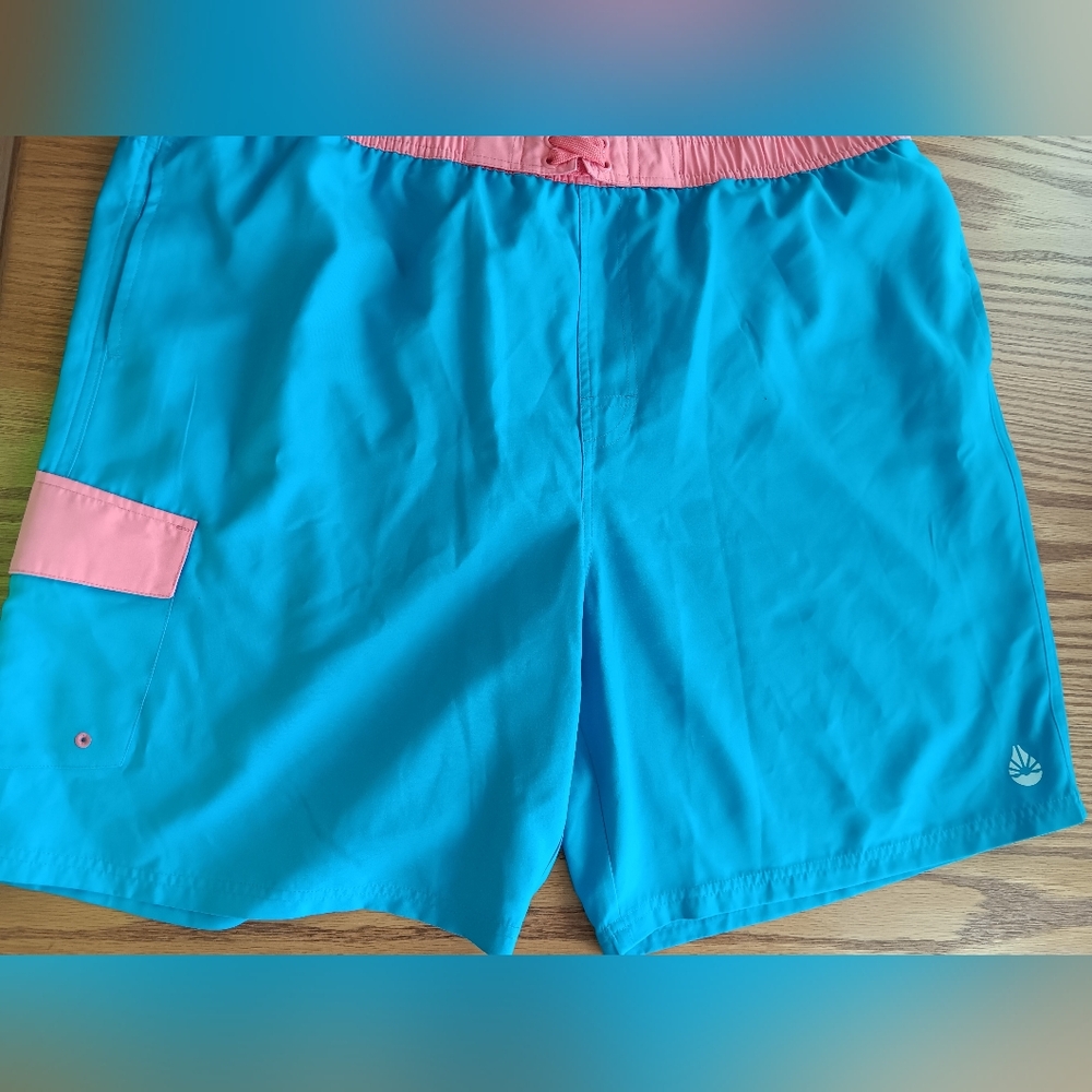 Men's Blue Swim Shorts by O'rageous 2XL NWT.